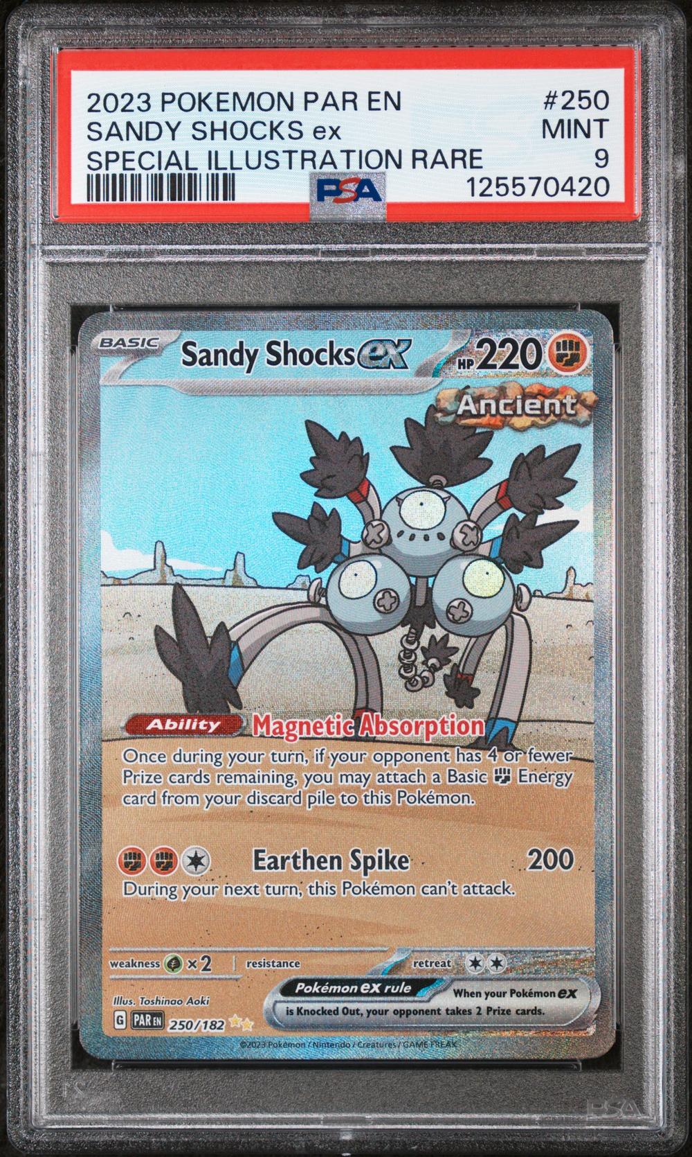 2023 Sandy Shocks EX - Pokémon Pokémon Par EN-Paradox Rift PSA 9 MINT